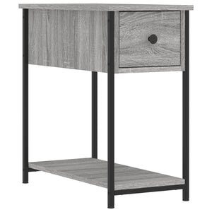Κομοδίνα 2 τεμ. Γκρι Sonoma 30 x 60 x 60 εκ. από Επεξεργ. Ξύλο