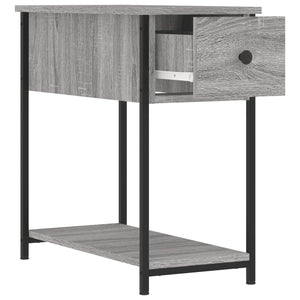 Κομοδίνα 2 τεμ. Γκρι Sonoma 30 x 60 x 60 εκ. από Επεξεργ. Ξύλο
