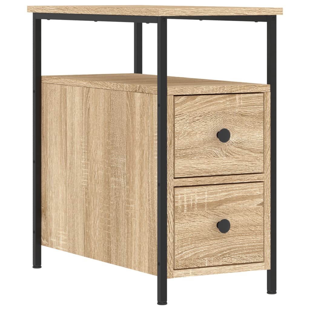 Κομοδίνο Sonoma Δρυς 30 x 60 x 60 εκ. από Επεξεργασμένο Ξύλο - Pakobazaar