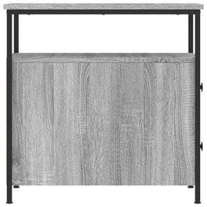 Κομοδίνο Γκρι Sonoma 30 x 60 x 60 εκ. από Επεξεργασμένο Ξύλο