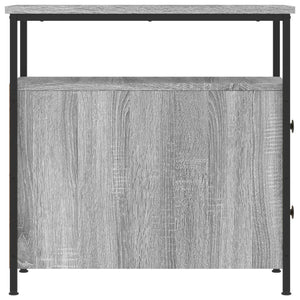 Κομοδίνα 2 τεμ. Γκρι Sonoma 30 x 60 x 60 εκ. από Επεξεργ. Ξύλο