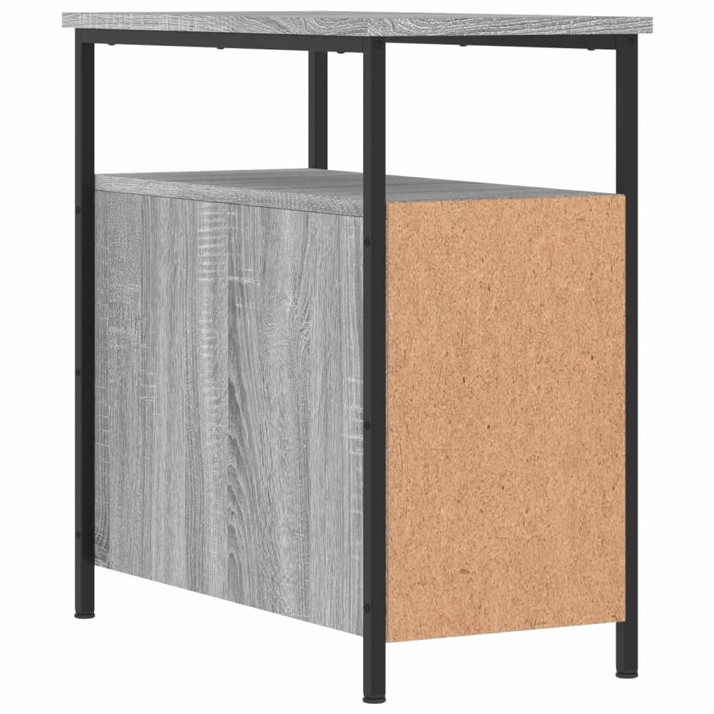 Κομοδίνα 2 τεμ. Γκρι Sonoma 30 x 60 x 60 εκ. από Επεξεργ. Ξύλο
