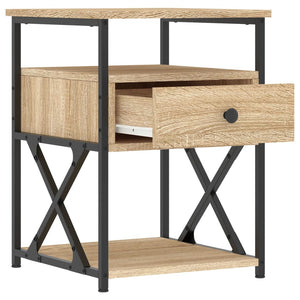 Κομοδίνο Sonoma Δρυς 40 x 42 x 55 εκ. από Επεξεργασμένο Ξύλο