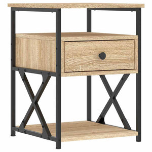 Κομοδίνα 2 τεμ. Sonoma Δρυς 40x42x55 εκ. από Επεξεργασμένο Ξύλο