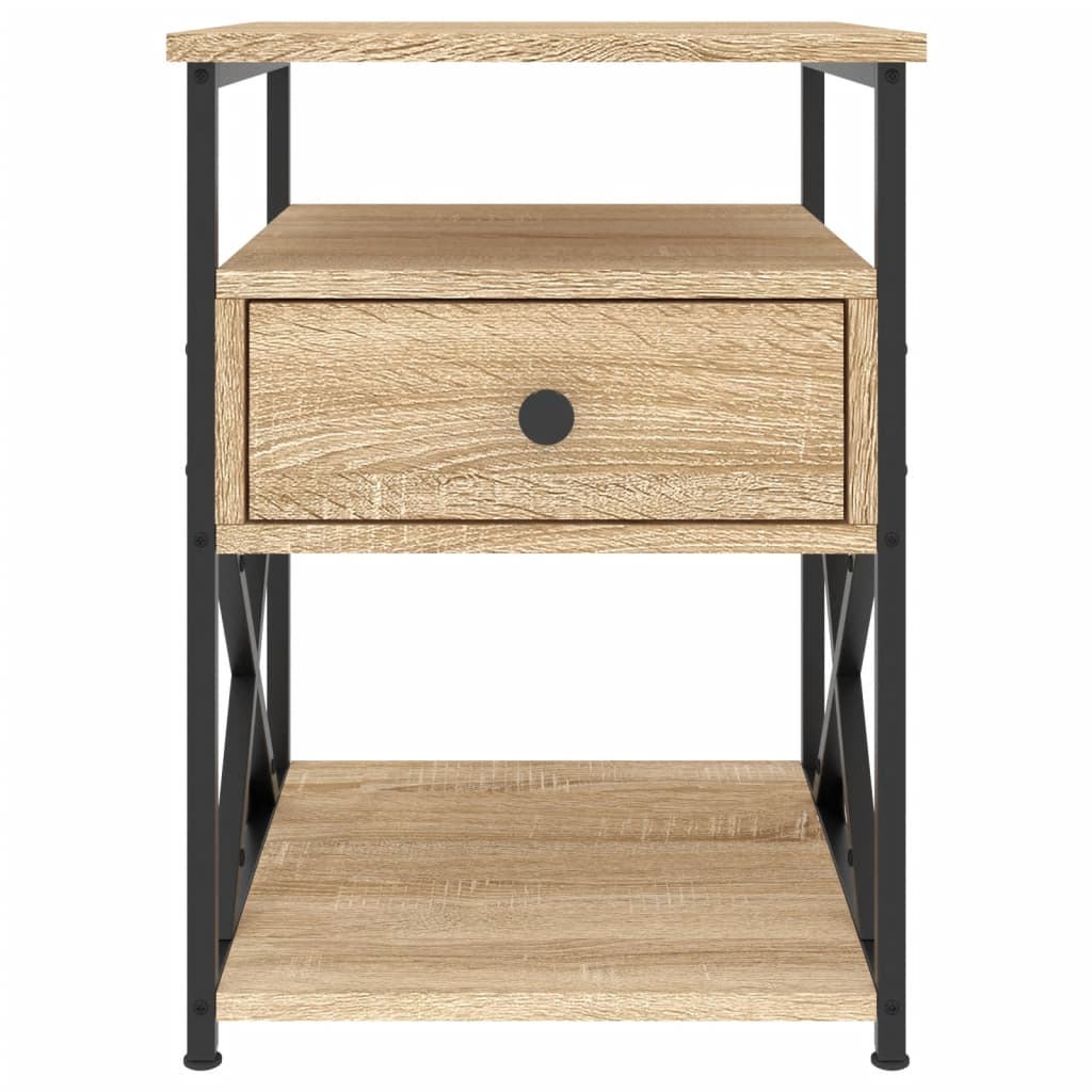 Κομοδίνα 2 τεμ. Sonoma Δρυς 40x42x55 εκ. από Επεξεργασμένο Ξύλο