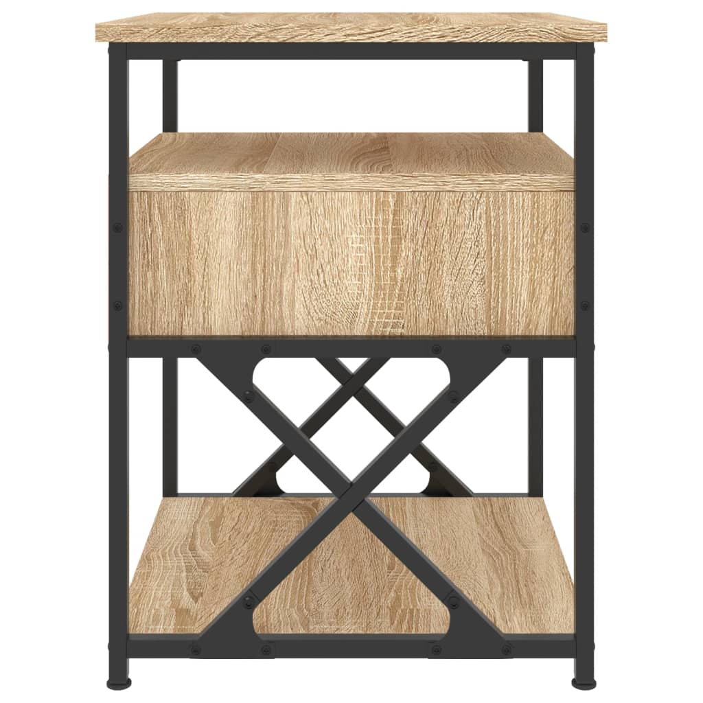 Κομοδίνα 2 τεμ. Sonoma Δρυς 40x42x55 εκ. από Επεξεργασμένο Ξύλο