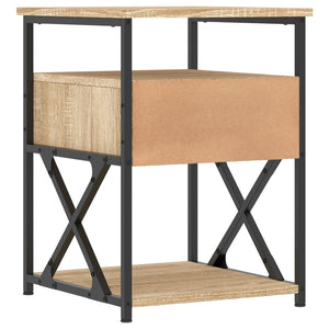 Κομοδίνα 2 τεμ. Sonoma Δρυς 40x42x55 εκ. από Επεξεργασμένο Ξύλο
