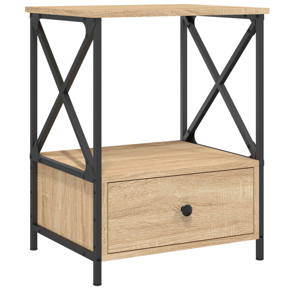Κομοδίνο Sonoma Δρυς 50 x 41 x 65 εκ. από Επεξεργασμένο Ξύλο