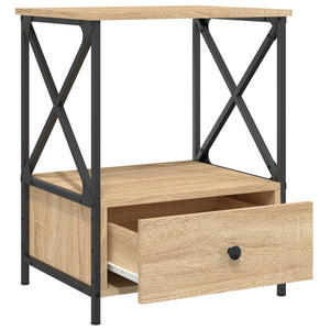 Κομοδίνο Sonoma Δρυς 50 x 41 x 65 εκ. από Επεξεργασμένο Ξύλο