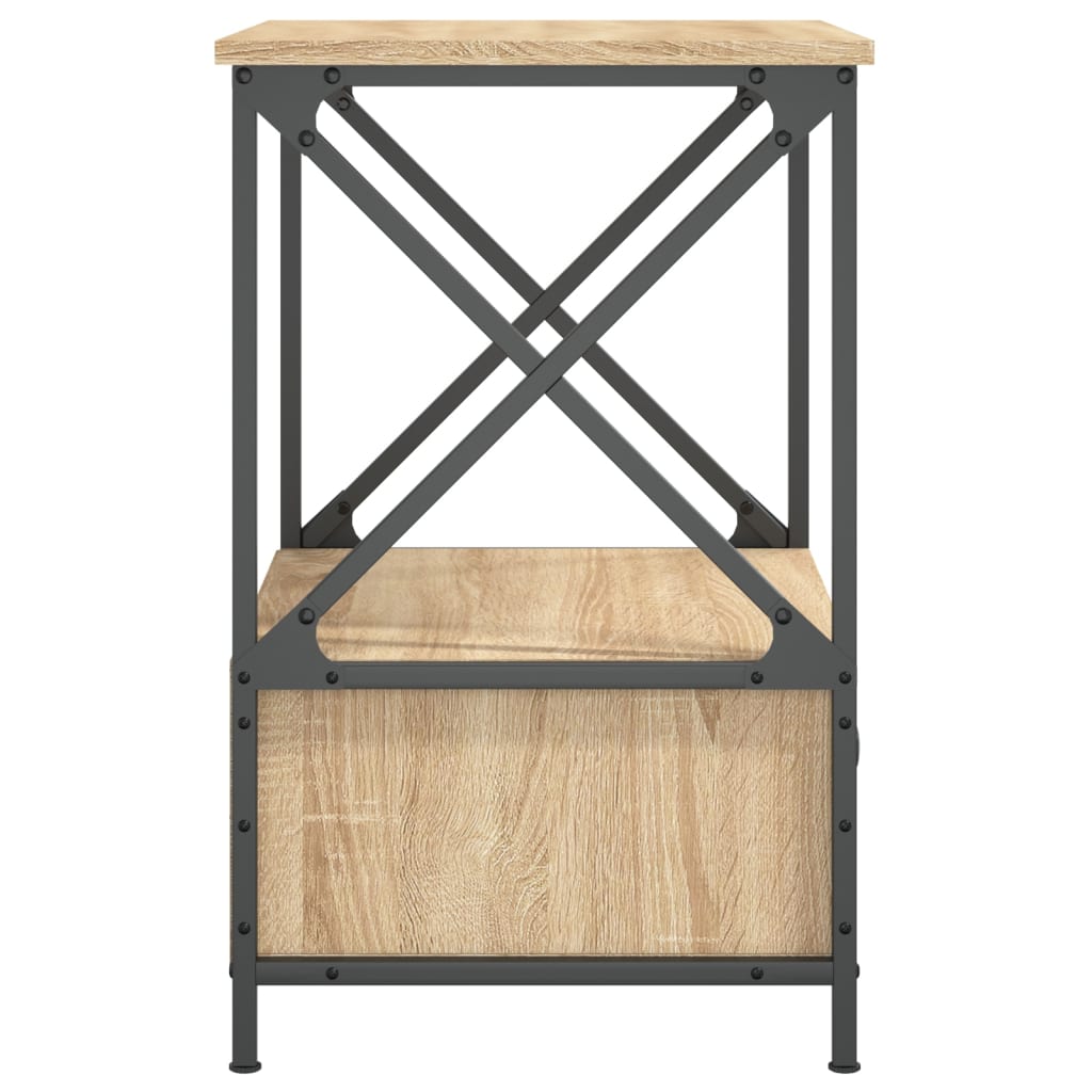 Κομοδίνο Sonoma Δρυς 50 x 41 x 65 εκ. από Επεξεργασμένο Ξύλο