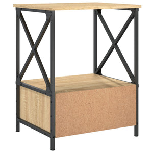 Κομοδίνο Sonoma Δρυς 50 x 41 x 65 εκ. από Επεξεργασμένο Ξύλο