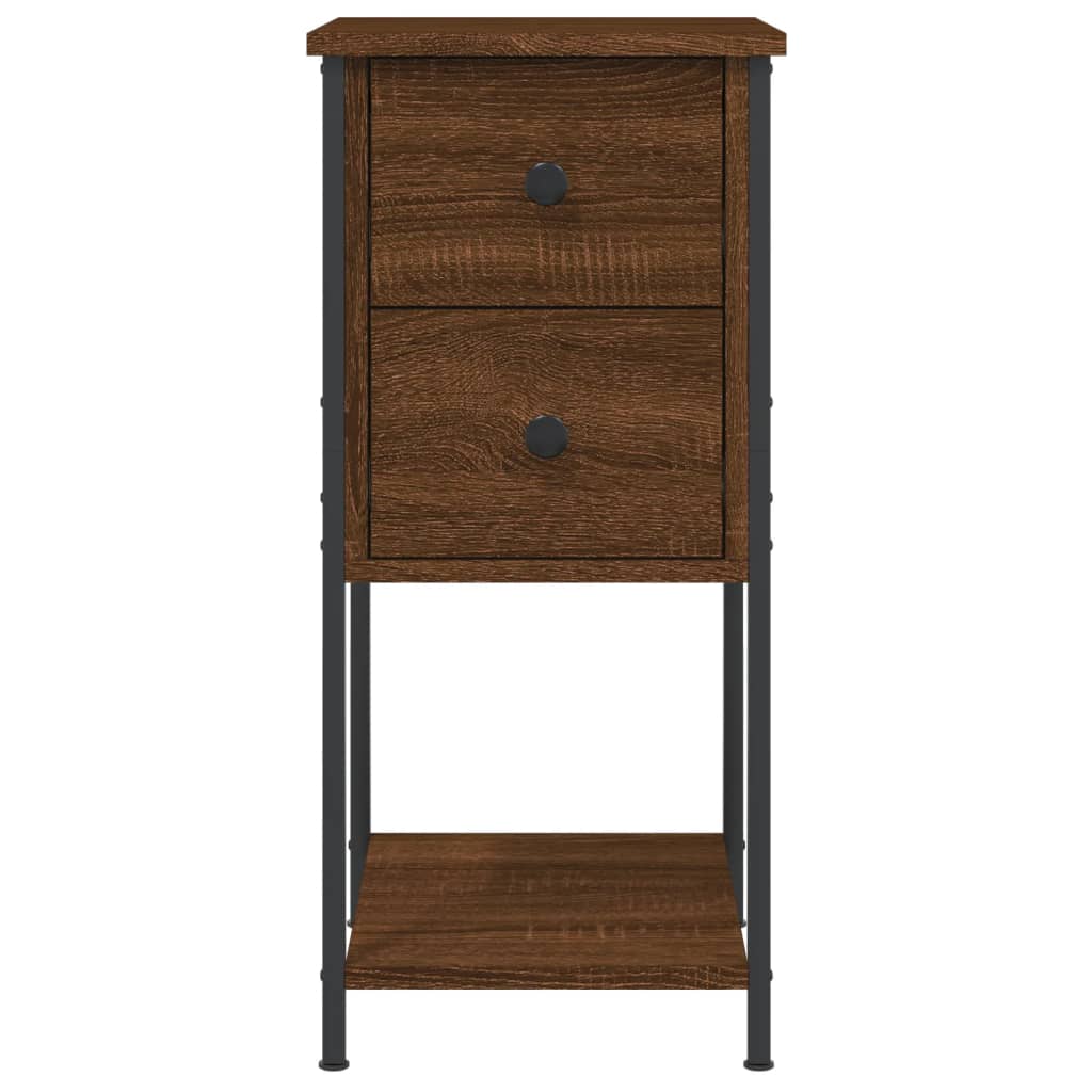 Κομοδίνο Καφέ Δρυς 32 x 42 x 70 εκ. από Επεξεργασμένο Ξύλο - Pakobazaar