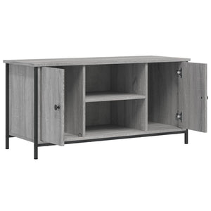 Έπιπλο Τηλεόρασης Γκρι Sonoma 100x40x50 εκ. από Επεξεργ. Ξύλο