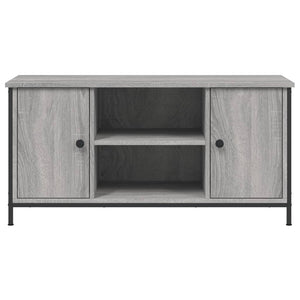 Έπιπλο Τηλεόρασης Γκρι Sonoma 100x40x50 εκ. από Επεξεργ. Ξύλο