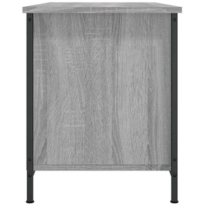 Έπιπλο Τηλεόρασης Γκρι Sonoma 100x40x50 εκ. από Επεξεργ. Ξύλο