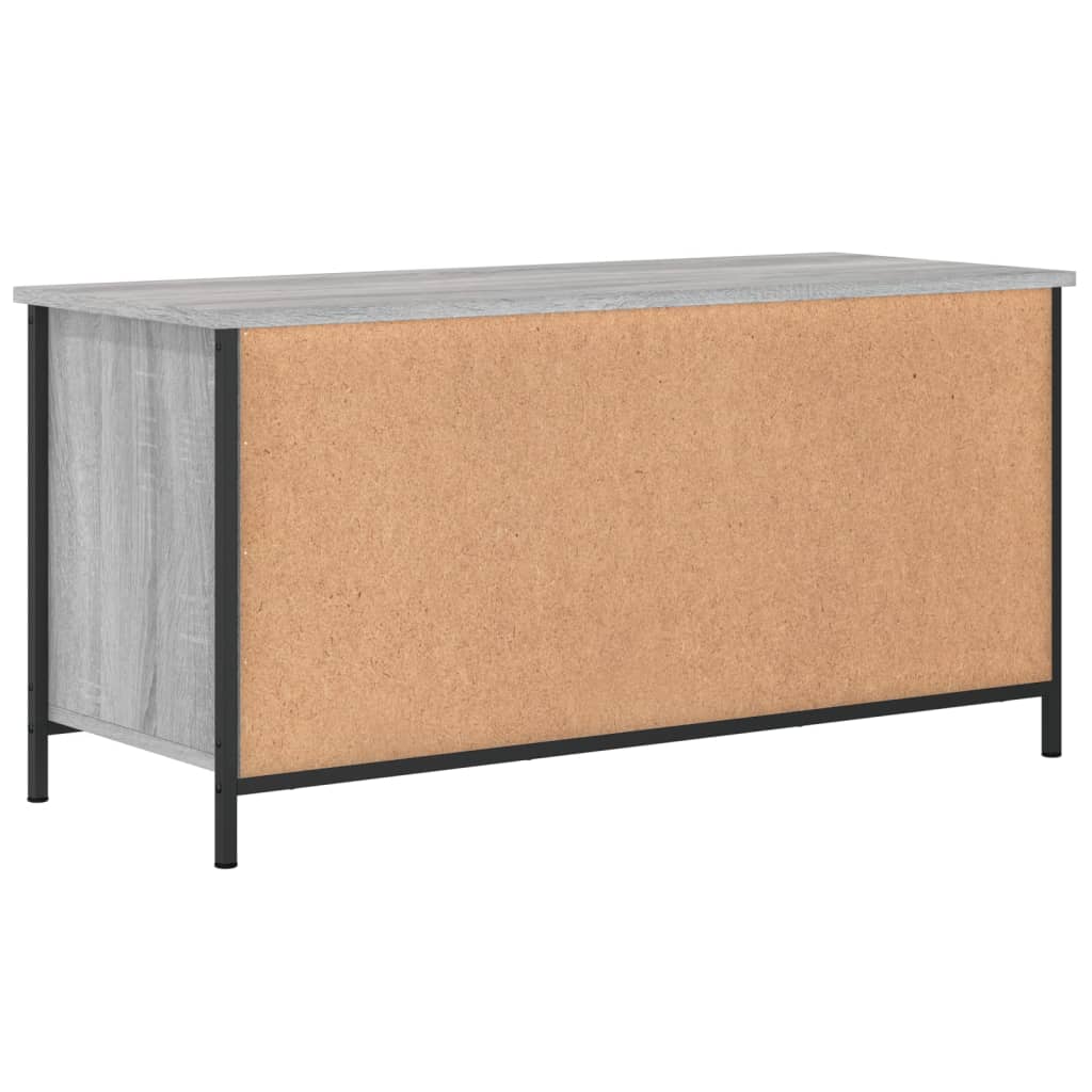 Έπιπλο Τηλεόρασης Γκρι Sonoma 100x40x50 εκ. από Επεξεργ. Ξύλο