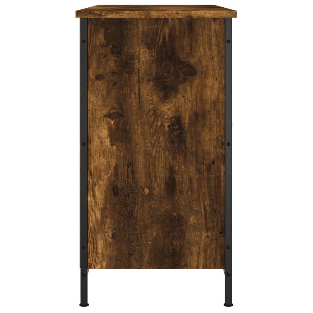 Έπιπλο Τηλεόρασης Καπνιστή Δρυς 100x35x65 εκ. Επεξ. Ξύλο