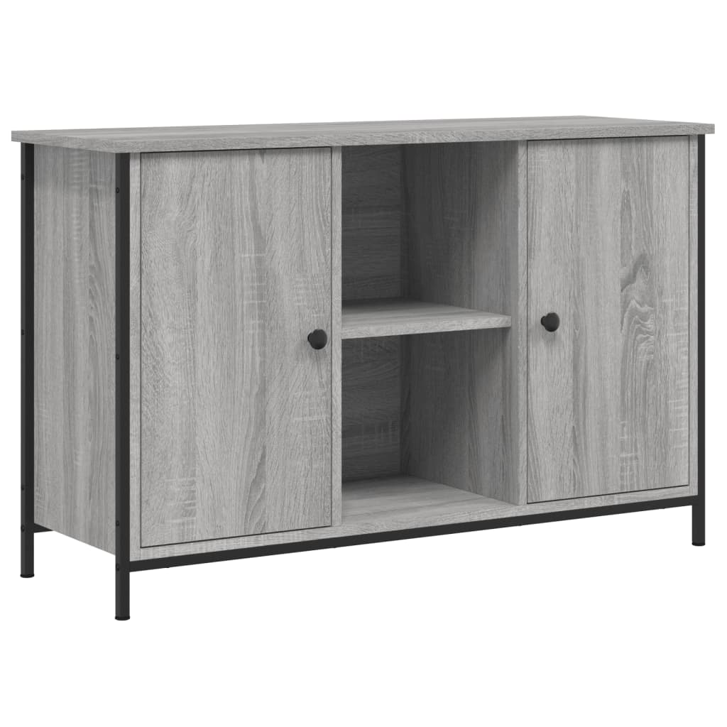 Έπιπλο Τηλεόρασης Γκρι Sonoma 100x35x65 εκ. από Επεξεργ. Ξύλο
