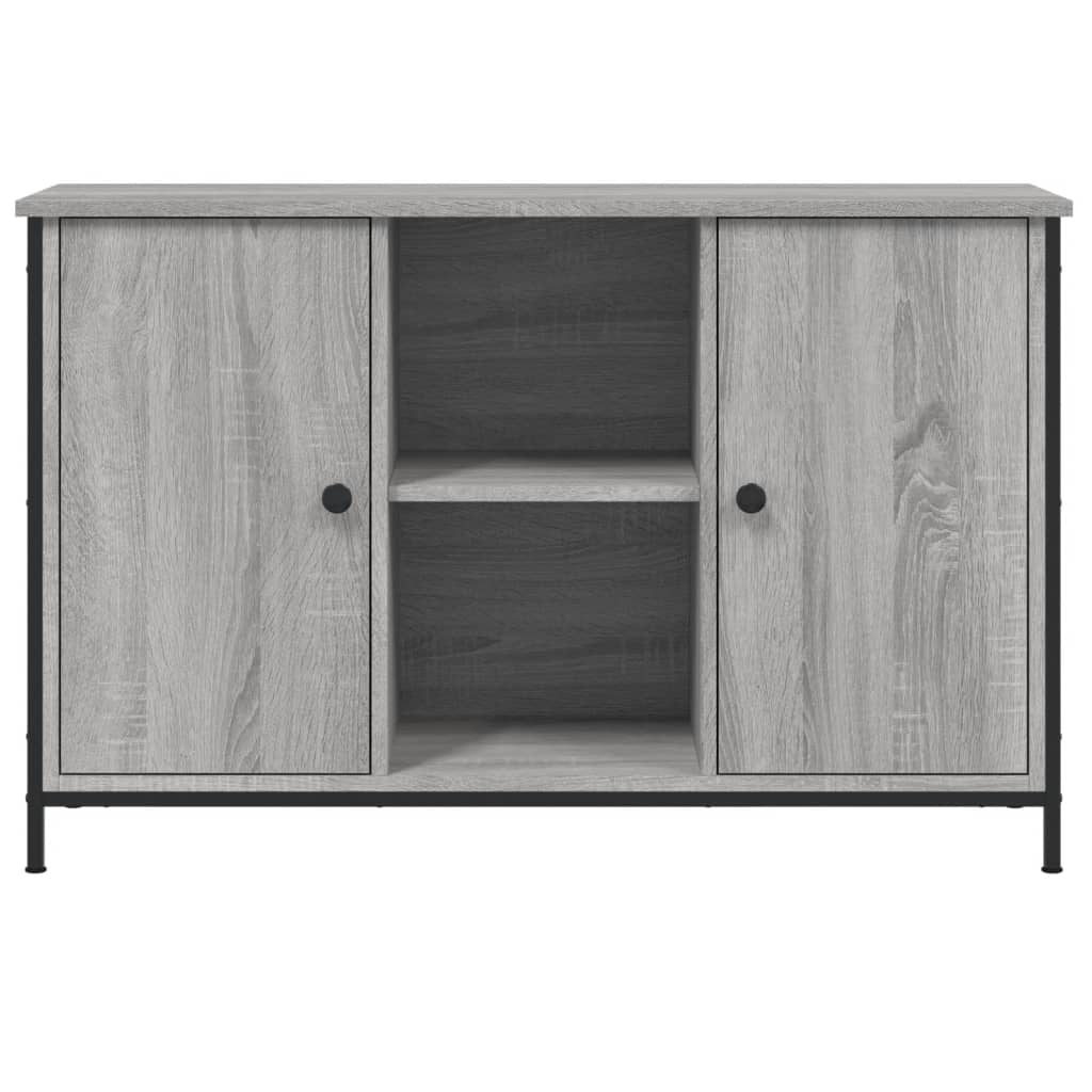 Έπιπλο Τηλεόρασης Γκρι Sonoma 100x35x65 εκ. από Επεξεργ. Ξύλο