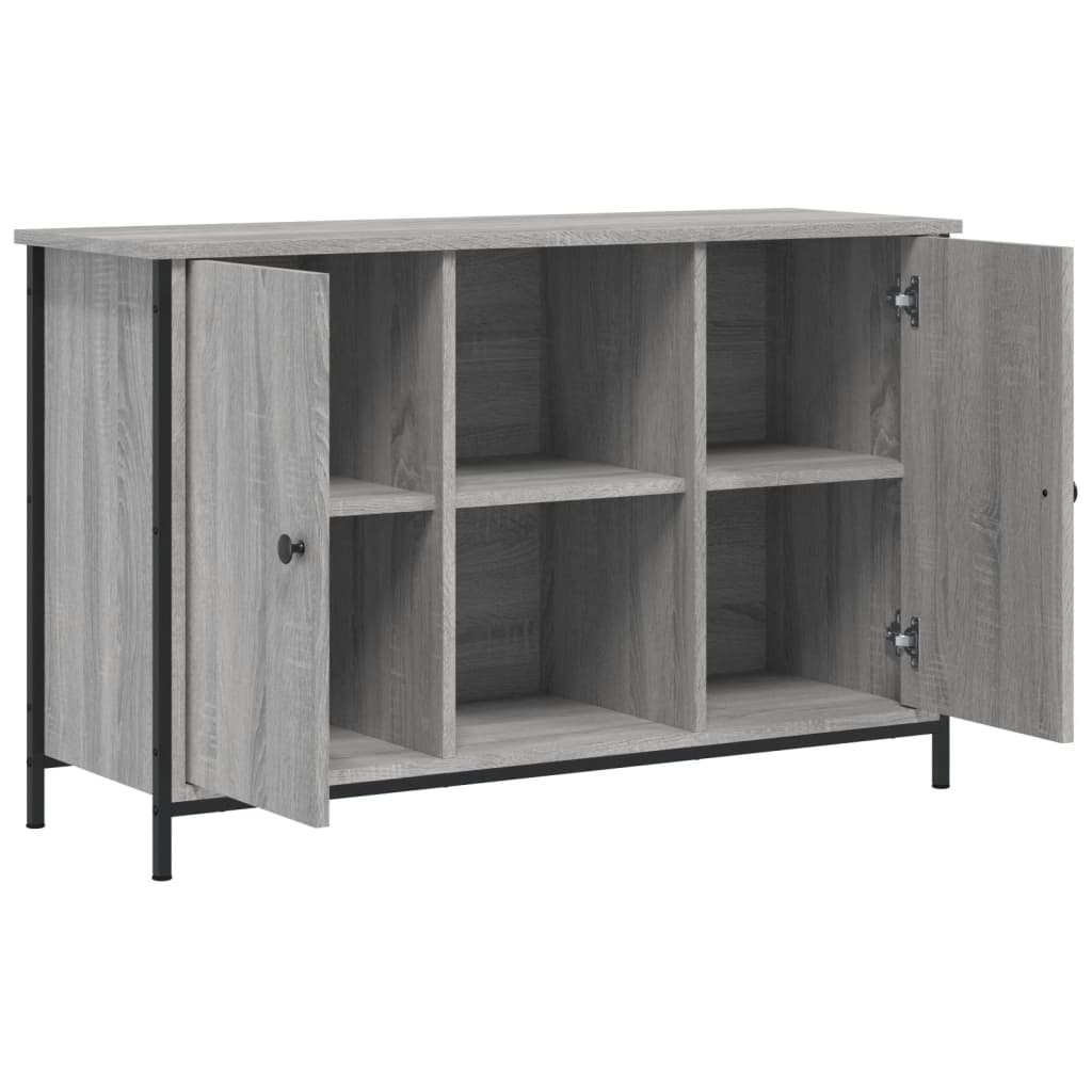 Έπιπλο Τηλεόρασης Γκρι Sonoma 100x35x65 εκ. από Επεξεργ. Ξύλο