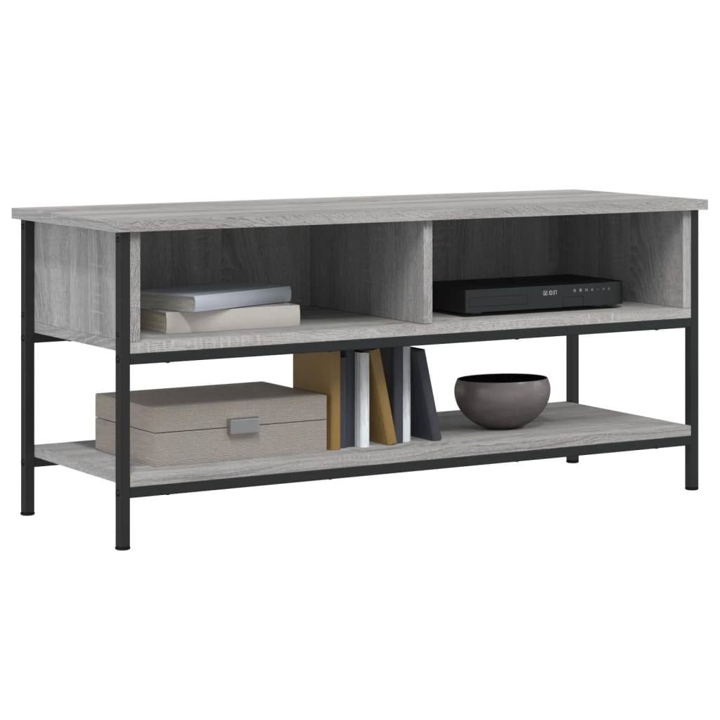 Έπιπλο Τηλεόρασης Γκρι Sonoma 100x35x45 εκ. από Επεξεργ. Ξύλο - Pakobazaar