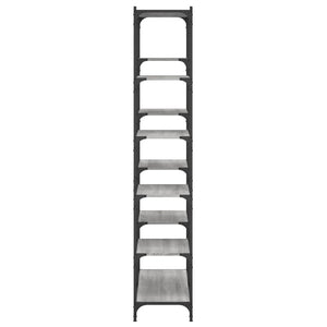 Βιβλιοθήκη Γκρι Sonoma 100x32x170 εκ. Επεξεργ. Ξύλο / Σίδηρος