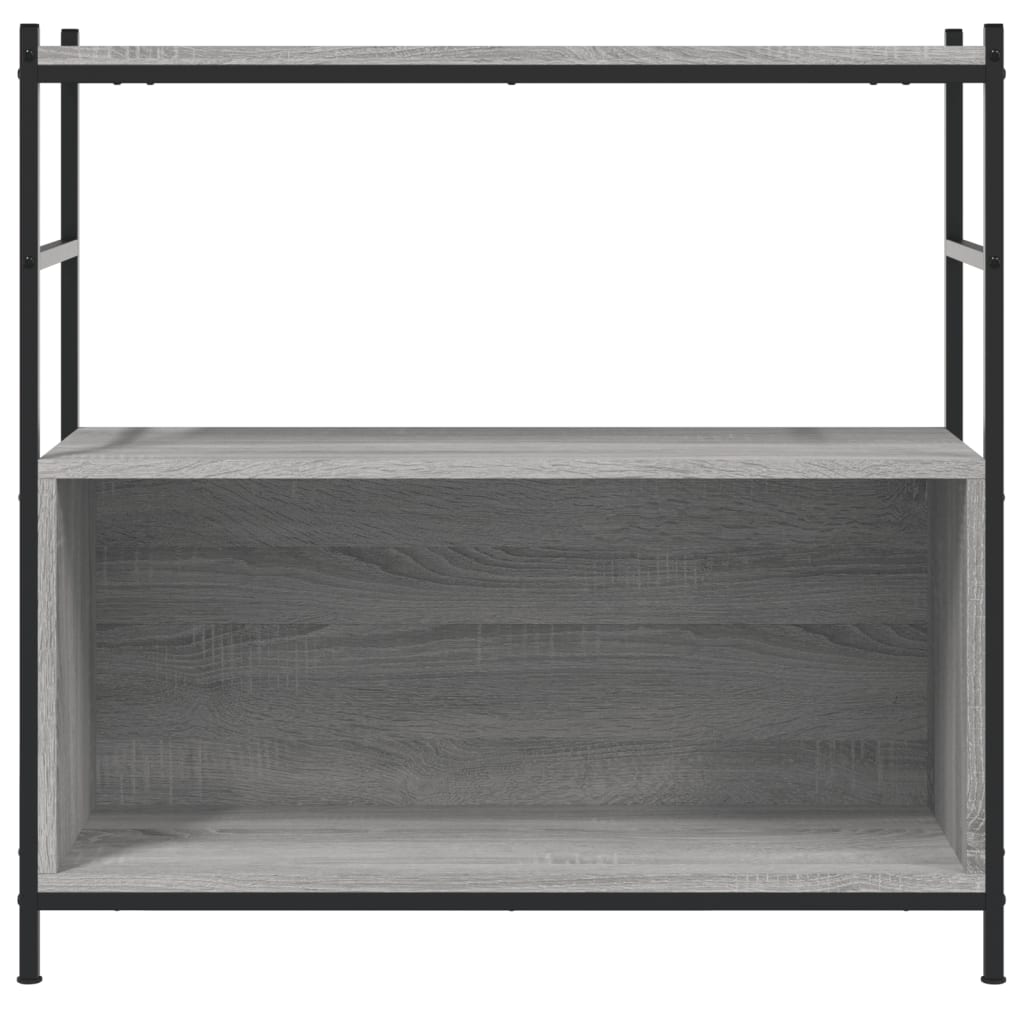 Βιβλιοθήκη Γκρι Sonoma 80x30x78,5 εκ. από Επεξεργασμένο Ξύλο