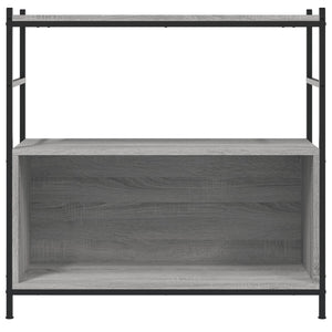 Βιβλιοθήκη Γκρι Sonoma 80x30x78,5 εκ. από Επεξεργασμένο Ξύλο