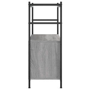 Βιβλιοθήκη Γκρι Sonoma 80x30x78,5 εκ. από Επεξεργασμένο Ξύλο
