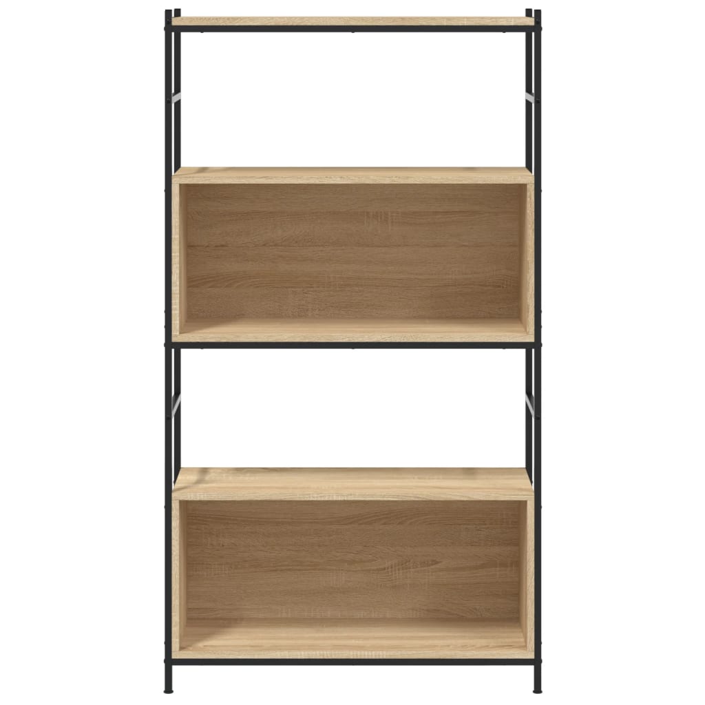 Βιβλιοθήκη Sonoma Δρυς 80x30x145,5 εκ. Επεξεργ. Ξύλο / Σίδηρος - Pakobazaar