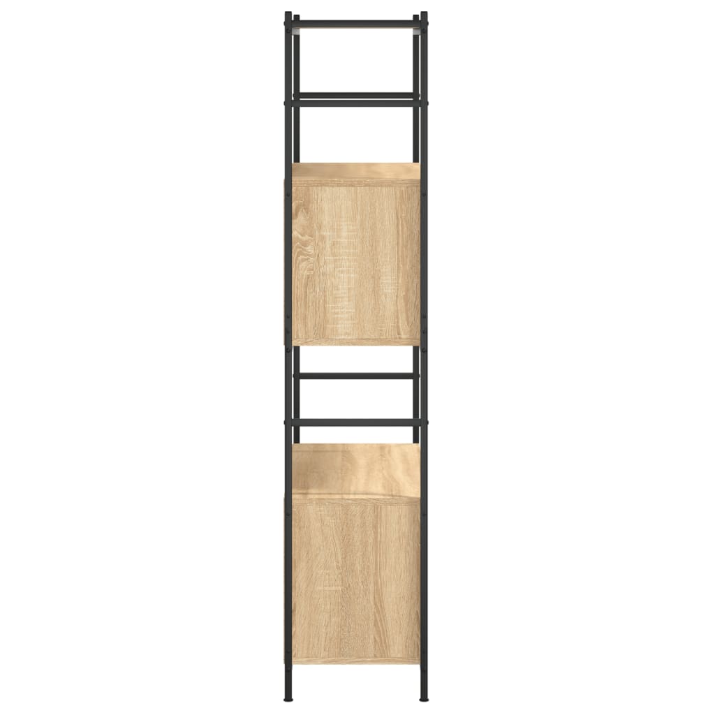 Βιβλιοθήκη Sonoma Δρυς 80x30x145,5 εκ. Επεξεργ. Ξύλο / Σίδηρος - Pakobazaar