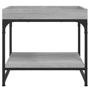 Τραπεζάκι Σαλονιού Γκρι Sonoma 49,5x49,5x45 εκ. Επεξεργ. Ξύλο