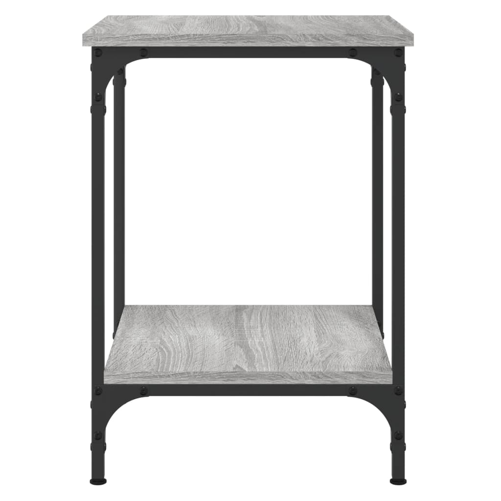 Τραπεζάκι Σαλονιού Γκρι Sonoma 40x40x55 εκ. Επεξεργασμένο Ξύλο - Pakobazaar