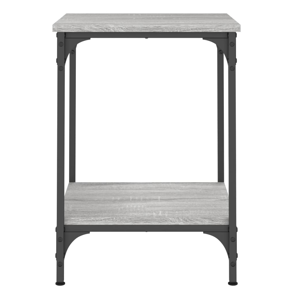 Τραπεζάκι Σαλονιού Γκρι Sonoma 40x40x55 εκ. Επεξεργασμένο Ξύλο - Pakobazaar