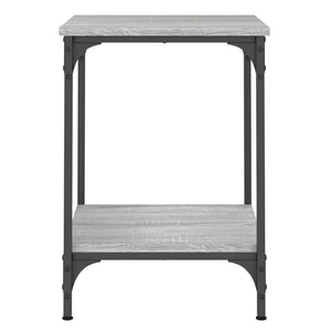 Τραπεζάκι Σαλονιού Γκρι Sonoma 40x40x55 εκ. Επεξεργασμένο Ξύλο - Pakobazaar