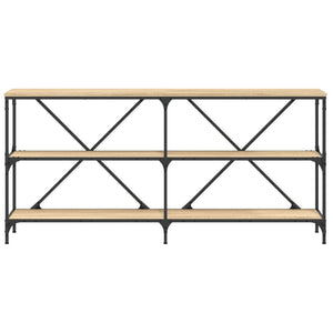 Τραπέζι Κονσόλα Sonoma Δρυς 160x30x75 εκ. Επεξ. Ξύλο/Σίδηρος - Pakobazaar