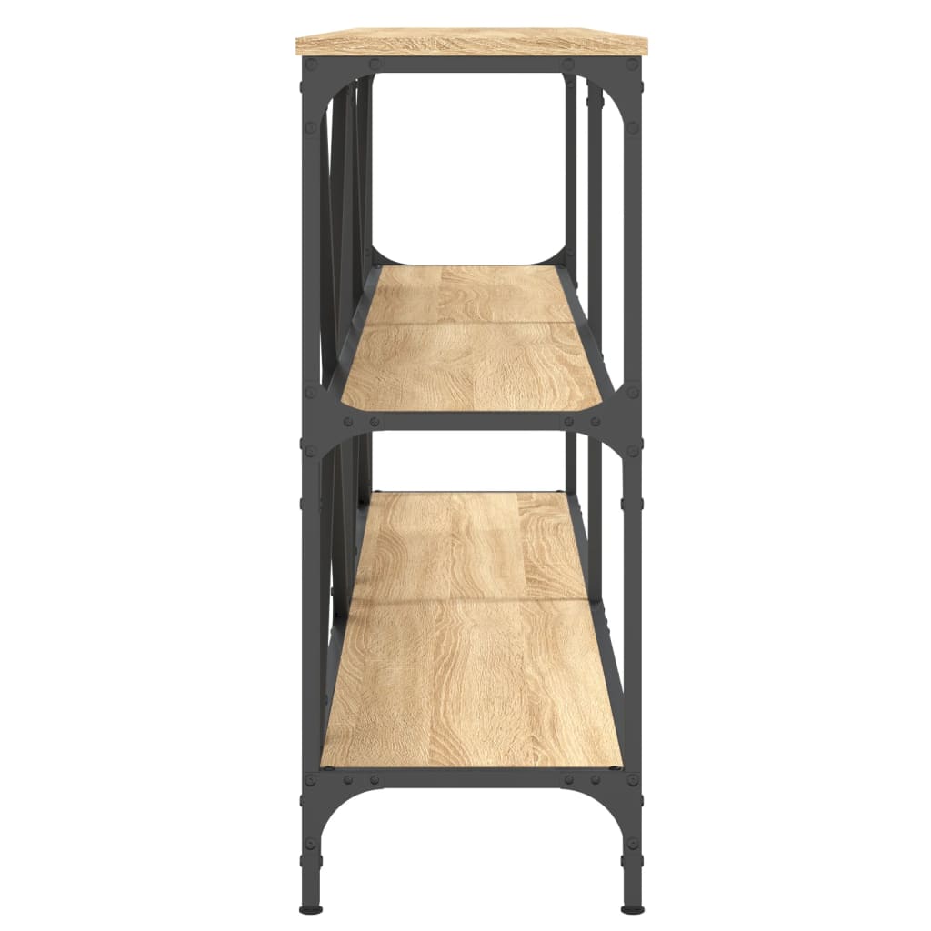Τραπέζι Κονσόλα Sonoma Δρυς 160x30x75 εκ. Επεξ. Ξύλο/Σίδηρος - Pakobazaar