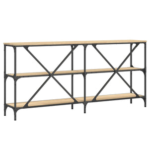 Τραπέζι Κονσόλα Sonoma Δρυς 160x30x75 εκ. Επεξ. Ξύλο/Σίδηρος - Pakobazaar
