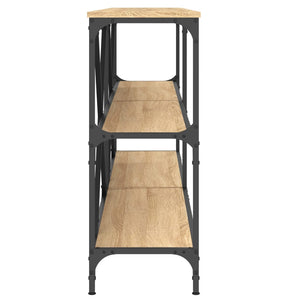 Τραπεζάκι Κονσόλα Sonoma Δρυς 180x30x75 εκ. Επεξ. Ξύλο/Σίδηρος - Pakobazaar