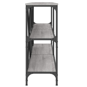 Τραπέζι Κονσόλα Γκρι Sonoma 180x30x75 εκ. Επεξ. Ξύλο/Σίδηρος - Pakobazaar