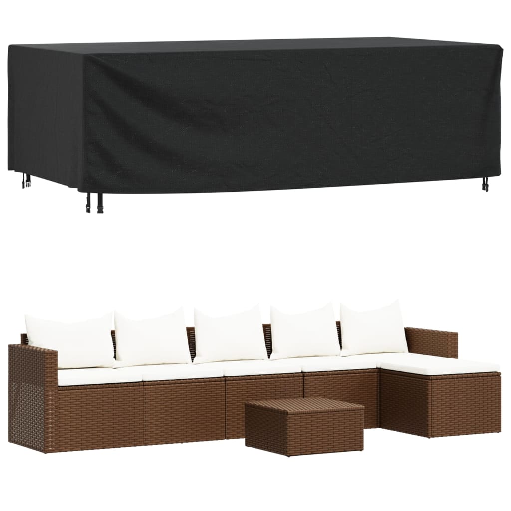 Κάλυμμα Επίπλων Κήπου Αδιάβροχο Μαύρο 300x140x90 εκ. 420D