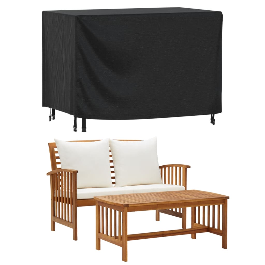 Κάλυμμα Επίπλων Κήπου Αδιάβροχο Μαύρο 140x70x90 εκ. 420D - Pakobazaar