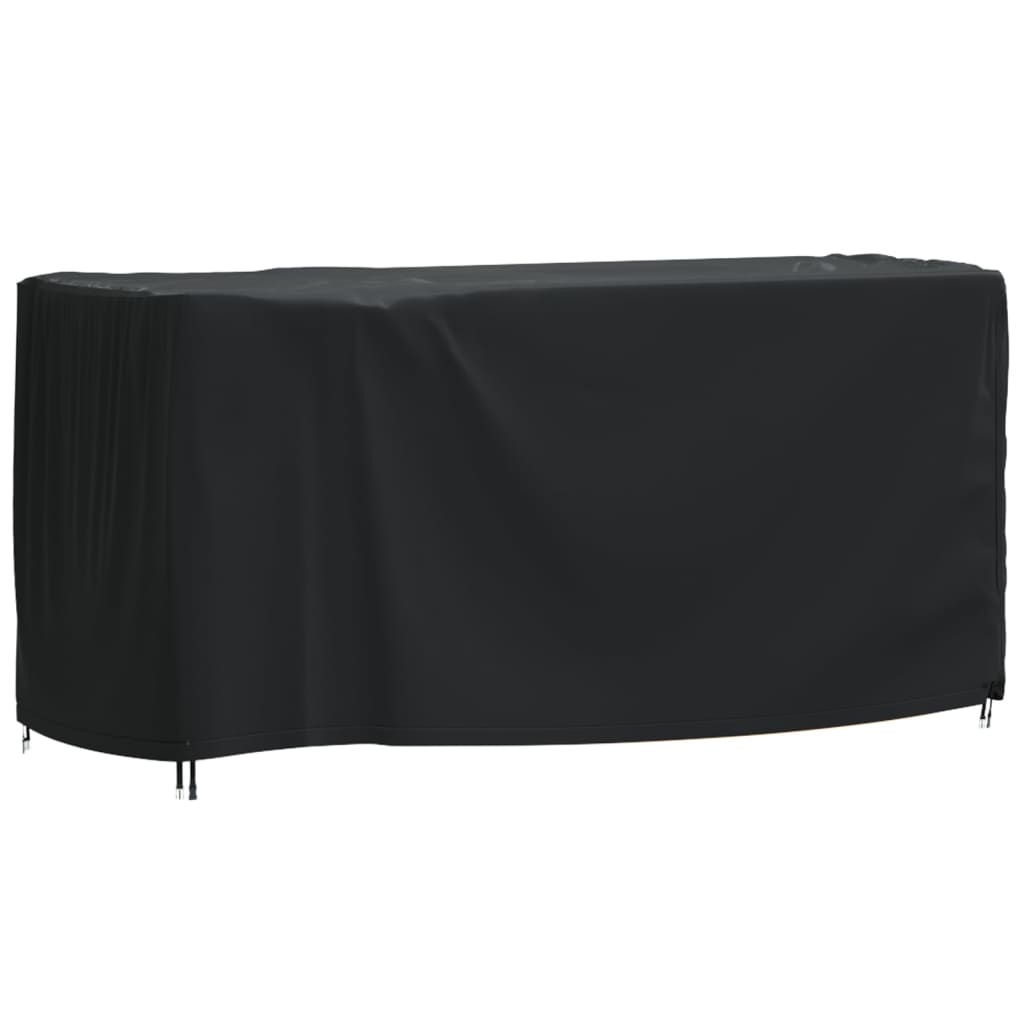 Κάλυμμα Επίπλων Κήπου Αδιάβροχο Μαύρο 180x70x90 εκ. 420D