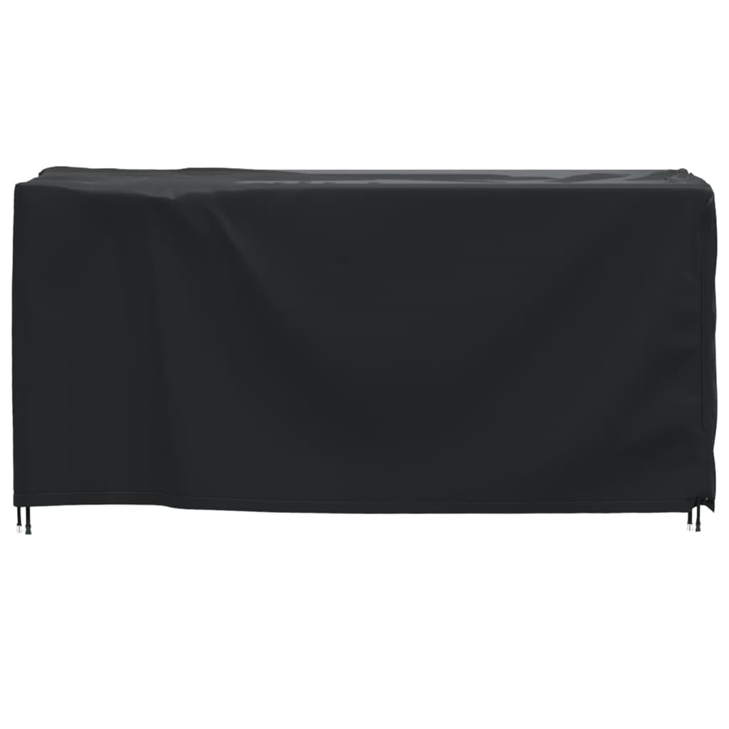 Κάλυμμα Επίπλων Κήπου Αδιάβροχο Μαύρο 180x70x90 εκ. 420D
