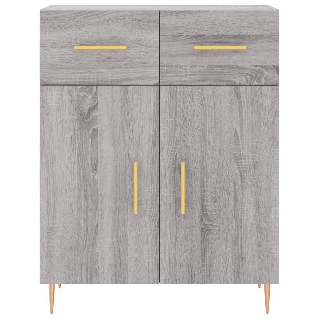 Ντουλάπι Γκρι Sonoma 69,5 x 34 x 90 εκ. από Επεξεργασμένο Ξύλο