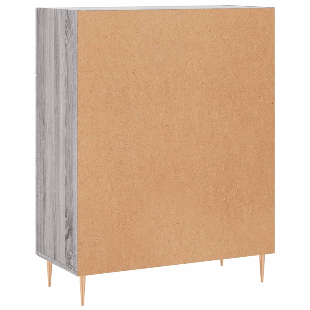 Ντουλάπι Γκρι Sonoma 69,5 x 34 x 90 εκ. από Επεξεργασμένο Ξύλο