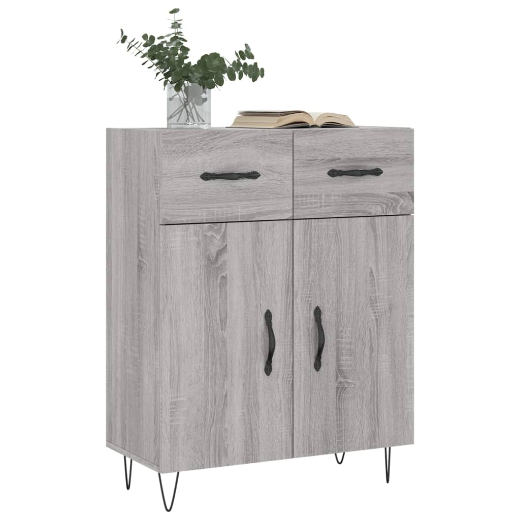 Ντουλάπι Γκρι Sonoma 69,5 x 34 x 90 εκ. από Επεξεργασμένο Ξύλο