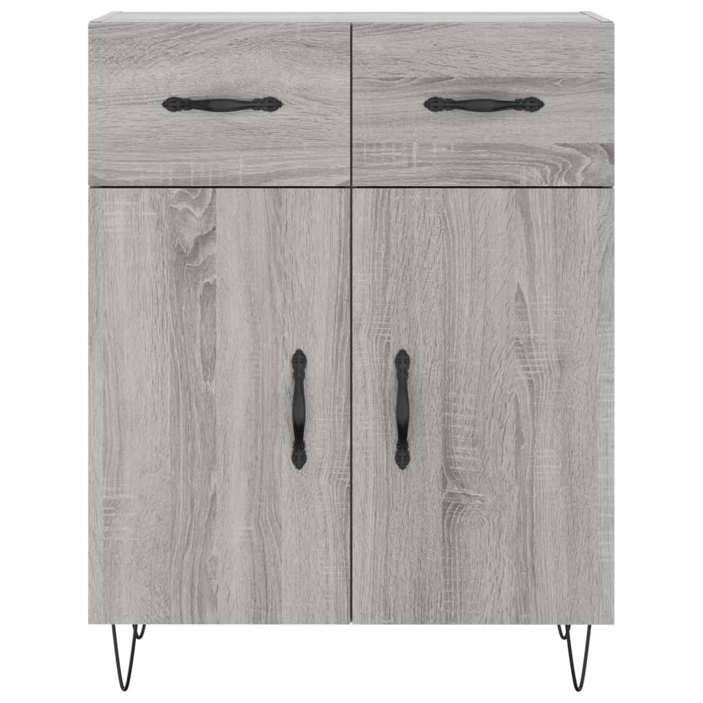Ντουλάπι Γκρι Sonoma 69,5 x 34 x 90 εκ. από Επεξεργασμένο Ξύλο