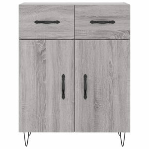 Ντουλάπι Γκρι Sonoma 69,5 x 34 x 90 εκ. από Επεξεργασμένο Ξύλο