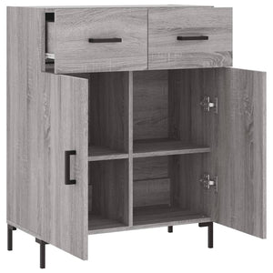 Ντουλάπι Γκρι Sonoma 69,5 x 34 x 90 εκ. από Επεξεργασμένο Ξύλο